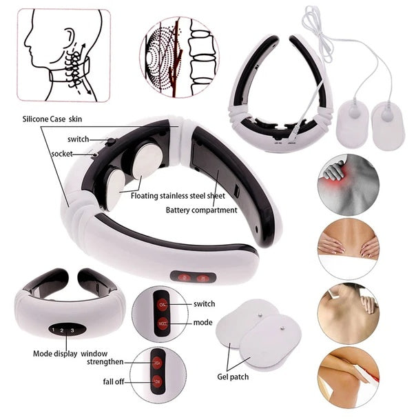 Smart Electric Neck Massager – EMS Pulse Therapy