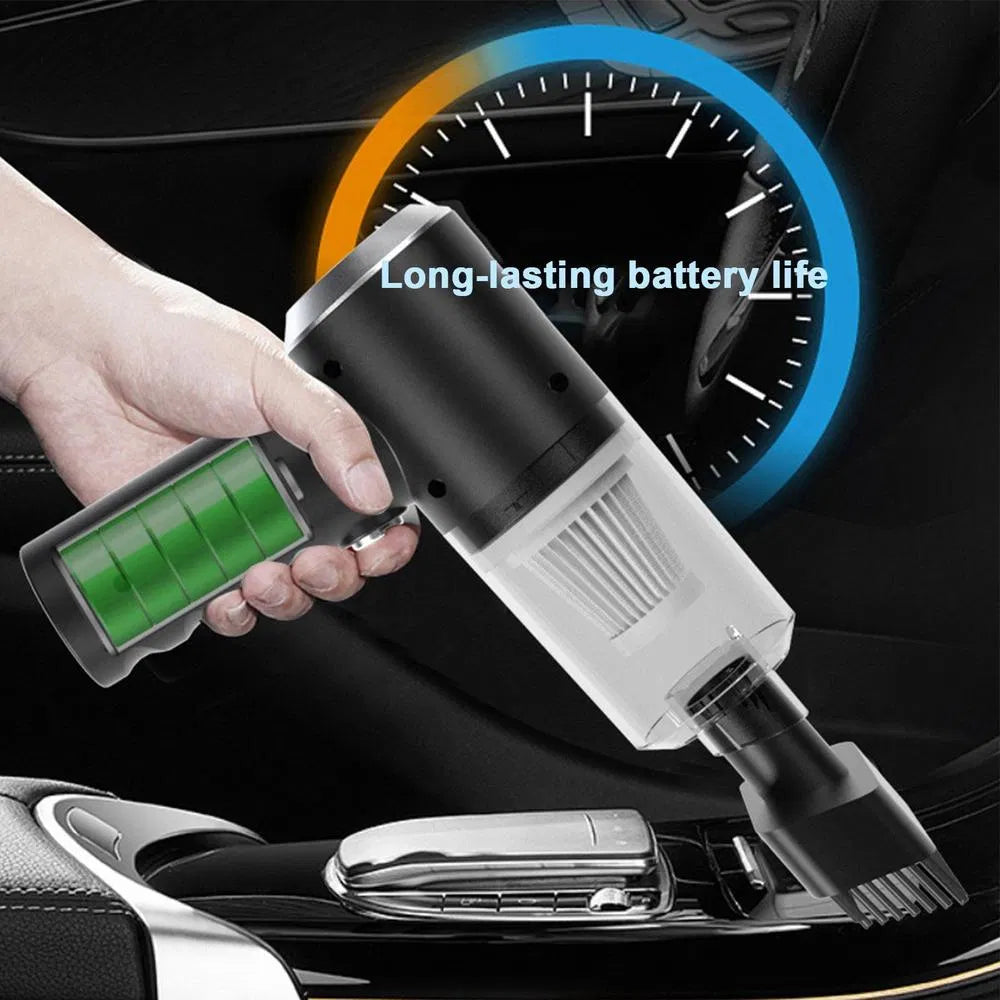 Portable Car Vacuum Cleaner – 120W Rechargeable