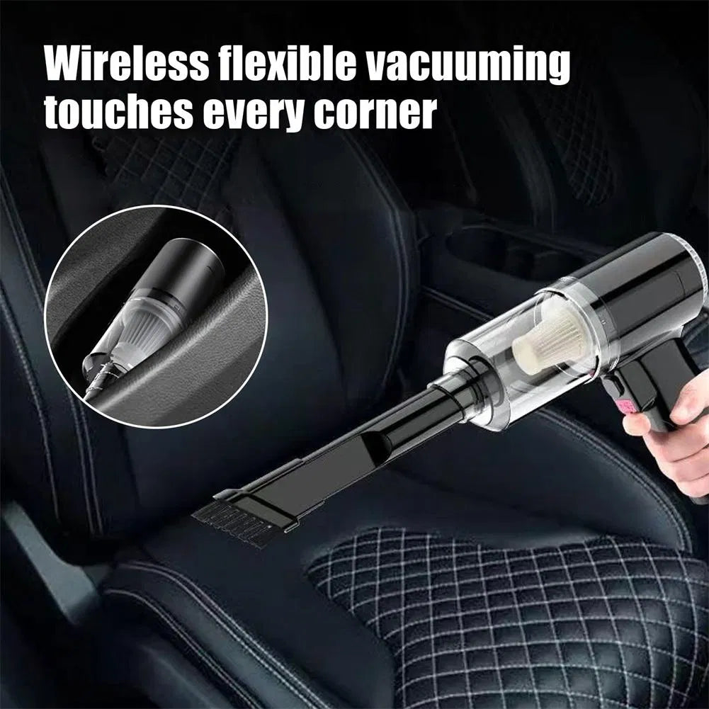 Portable Car Vacuum Cleaner – 120W Rechargeable