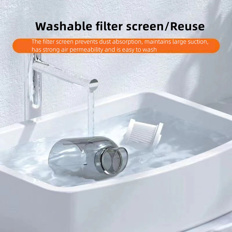 Portable Car Vacuum Cleaner – 120W Rechargeable