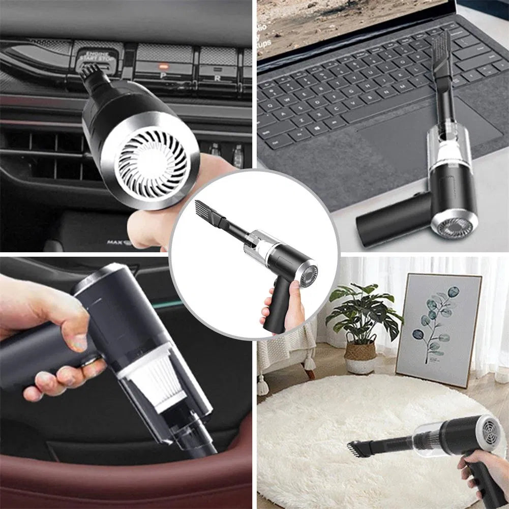 Portable Car Vacuum Cleaner – 120W Rechargeable